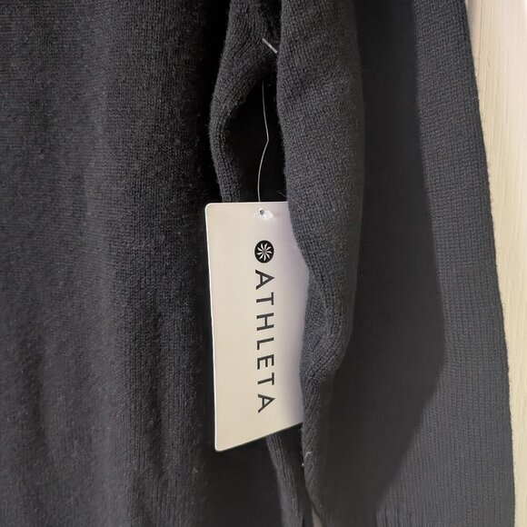 Athleta | Alpine Wool-Cashmere Hoodie Sweater In Black - Picture 5 of 15